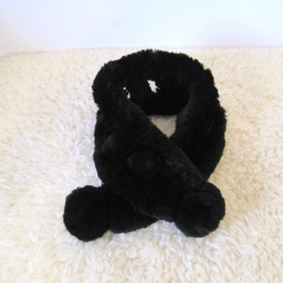 Rabbit Fur Ladder Neck Scarf - Picture 3 of 5